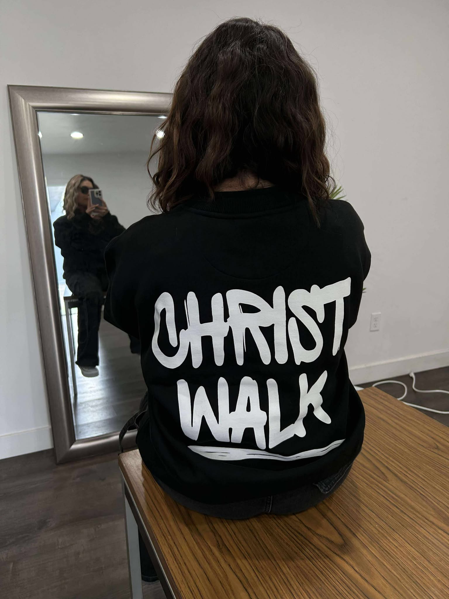 CHRIST WALK - UNISEX - CREWNECK SWEATSHIRT