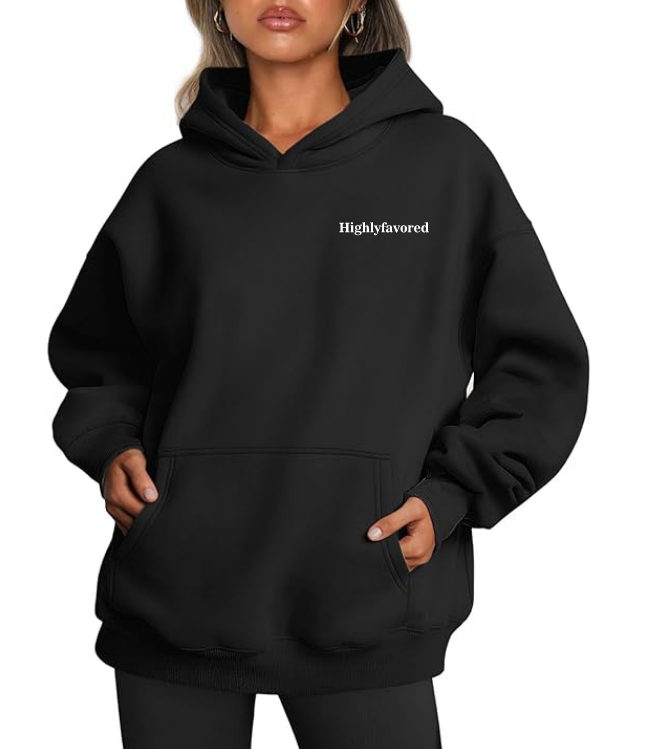 CHRIST WALK - UNISEX HOODIE - BLACK