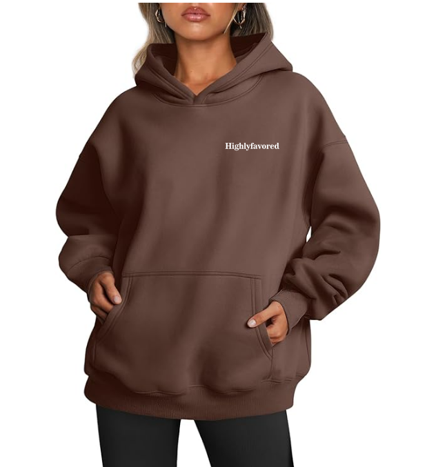 CHRIST WALK - UNISEX HOODIE - DARK BROWN